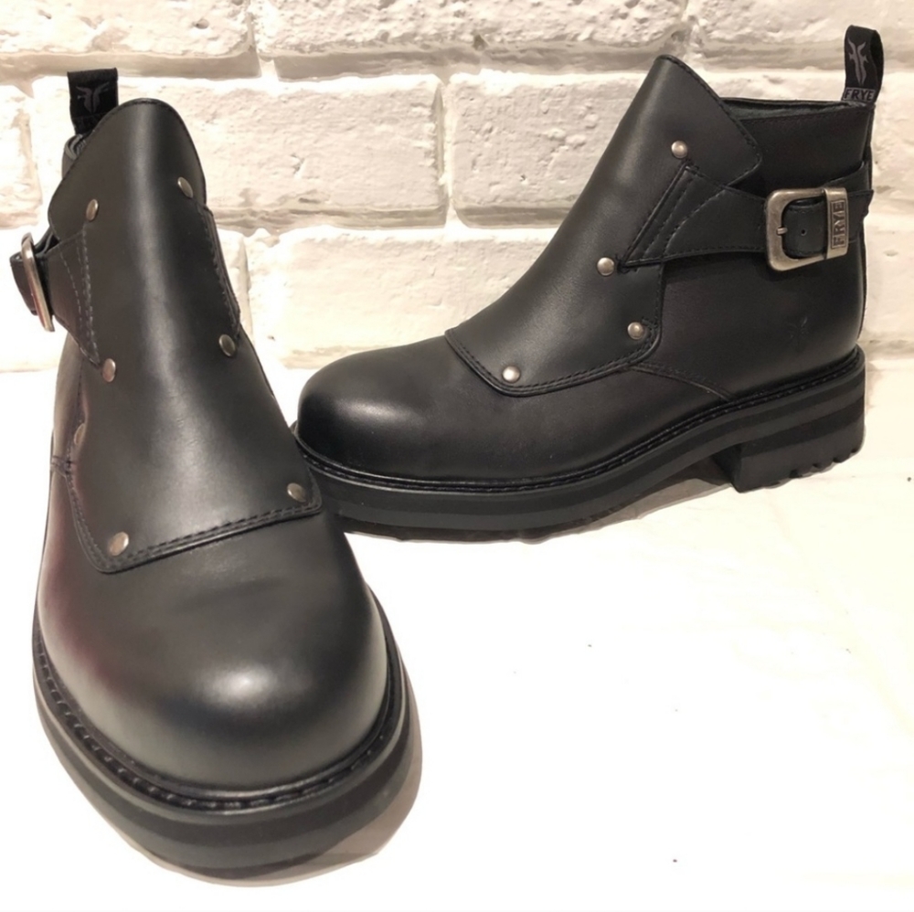 Men's Frye shoes Commando Strap W Buckle size 12M